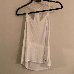 white hollister tank top